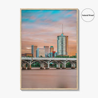 Tulsa Skyline Fine Art Photo Print, Wall Art, Oklahoma USA Poster, Arkansas River Downtown