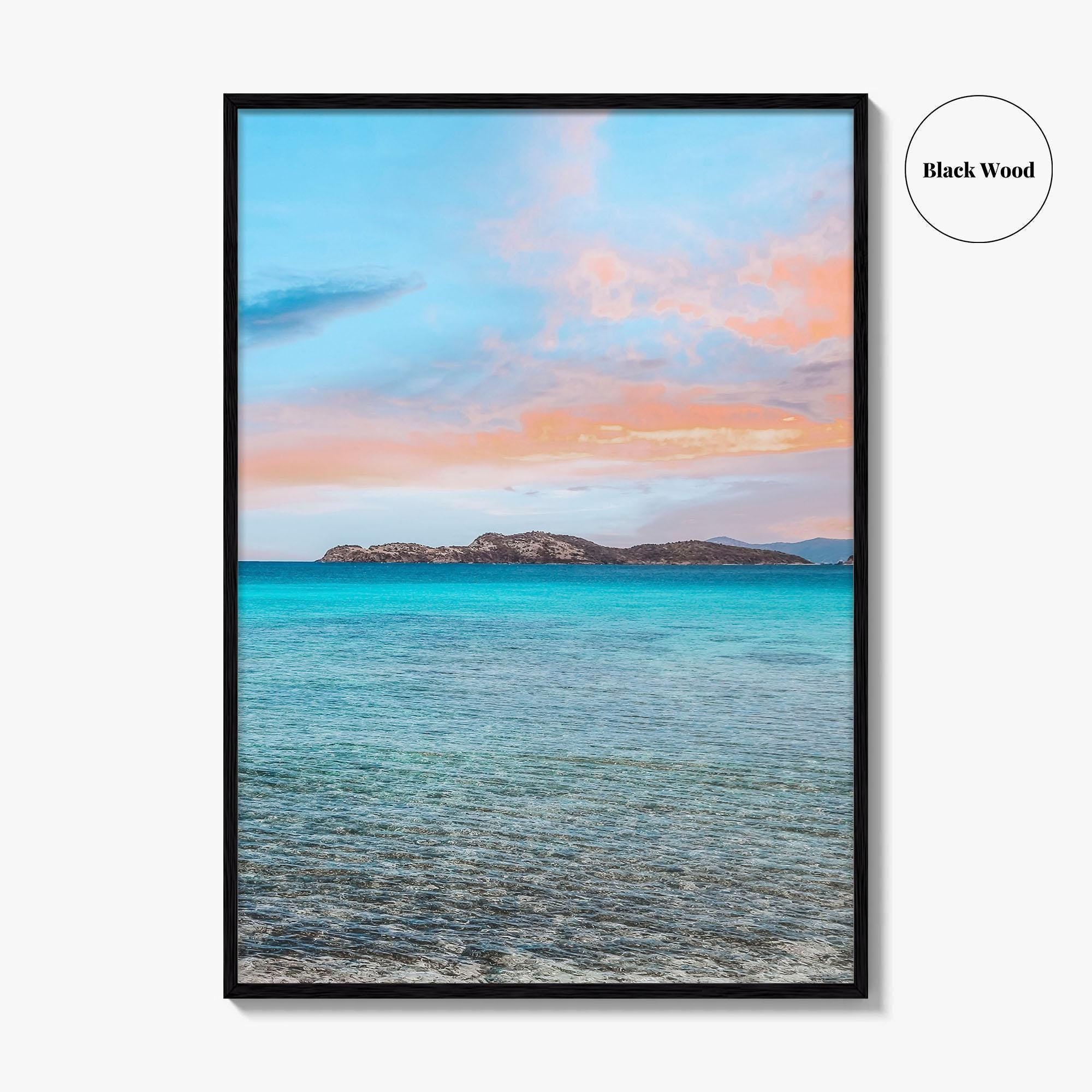 Saint Thomas Turquoise Fine Art Photo Print, Sapphire Beach, US Virgin Islands Wall Poster
