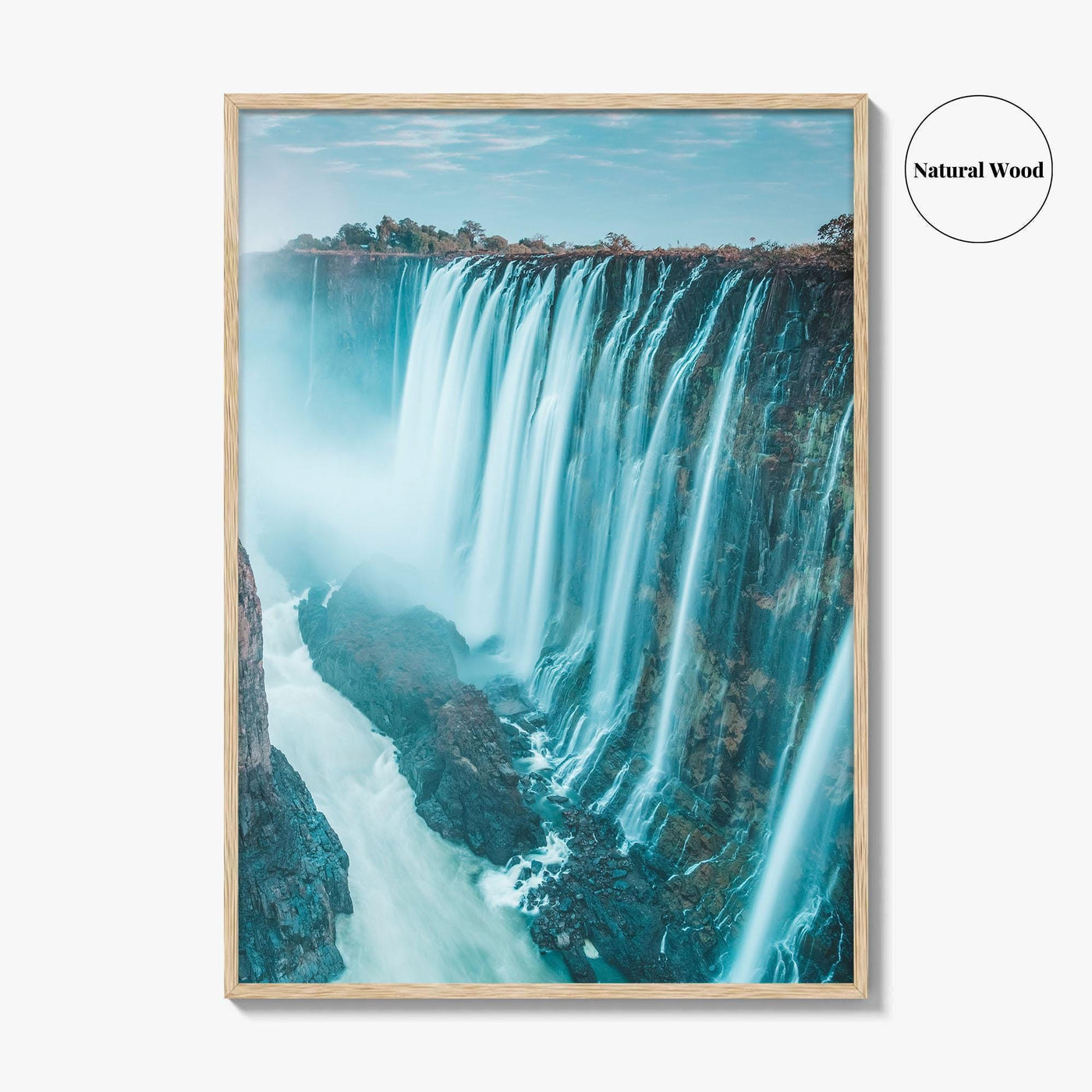 Victoria Falls Fine Art Photo Print, Zambia, Zimbabwe, Zambezi River, Livingstone Photo Poster