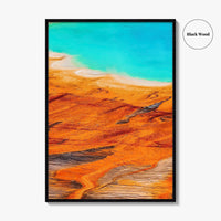 Yellowstone National Park Fine Art Photo Print, Grand Prismatic Spring, Wyoming USA Poster