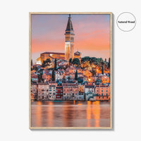 Rovinj Fine Art Photo Print, Istria Croatia, Adriatic Sea Rovigno Wall Decor Poster