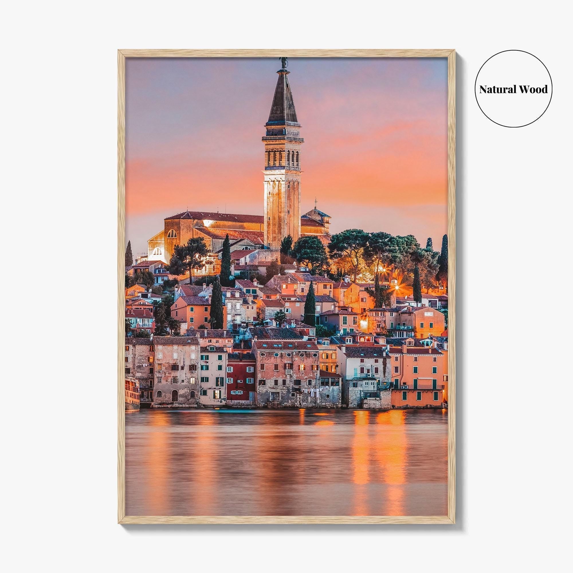 Rovinj Fine Art Photo Print, Istria Croatia, Adriatic Sea Rovigno Wall Decor Poster