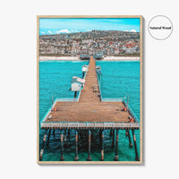 San Clemente Fine Art Photo Print, Pier Aerial, Orange County California USA