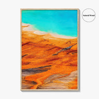 Yellowstone National Park Fine Art Photo Print, Grand Prismatic Spring, Wyoming USA Poster