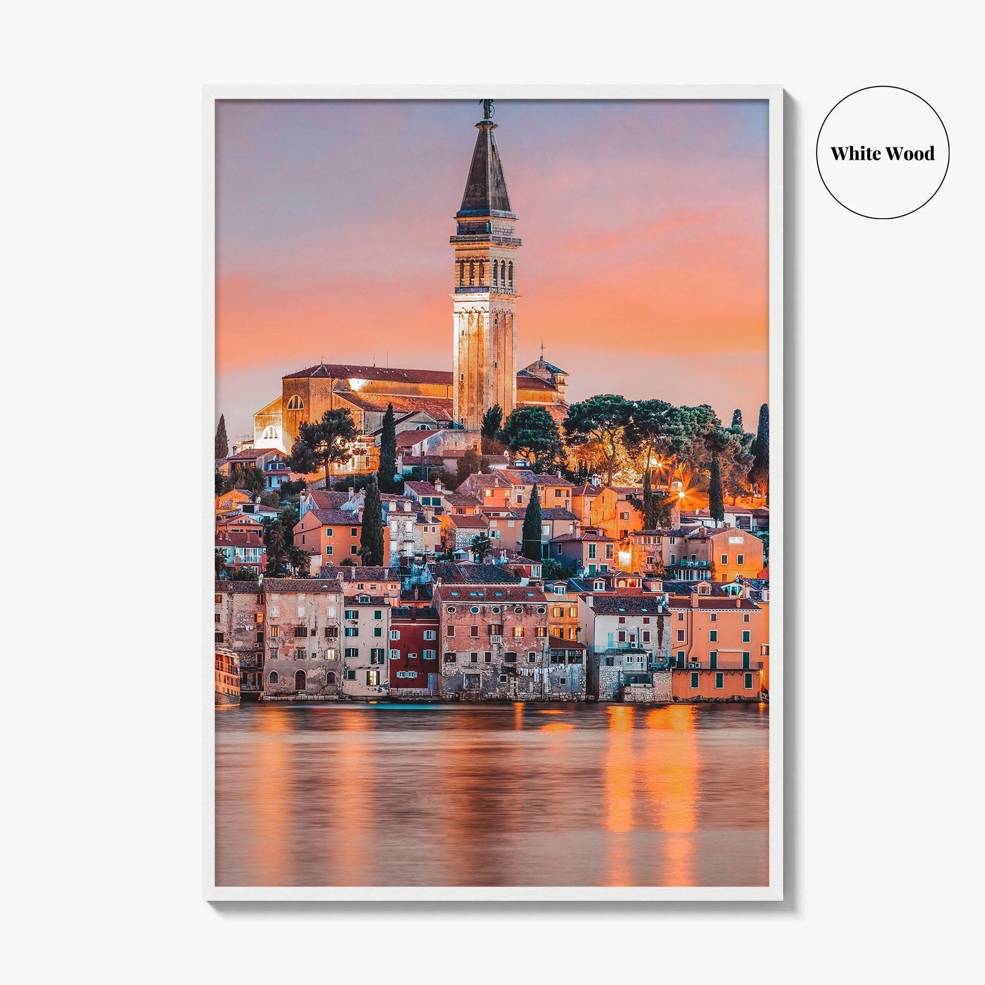 Rovinj Fine Art Photo Print, Istria Croatia, Adriatic Sea Rovigno Wall Decor Poster