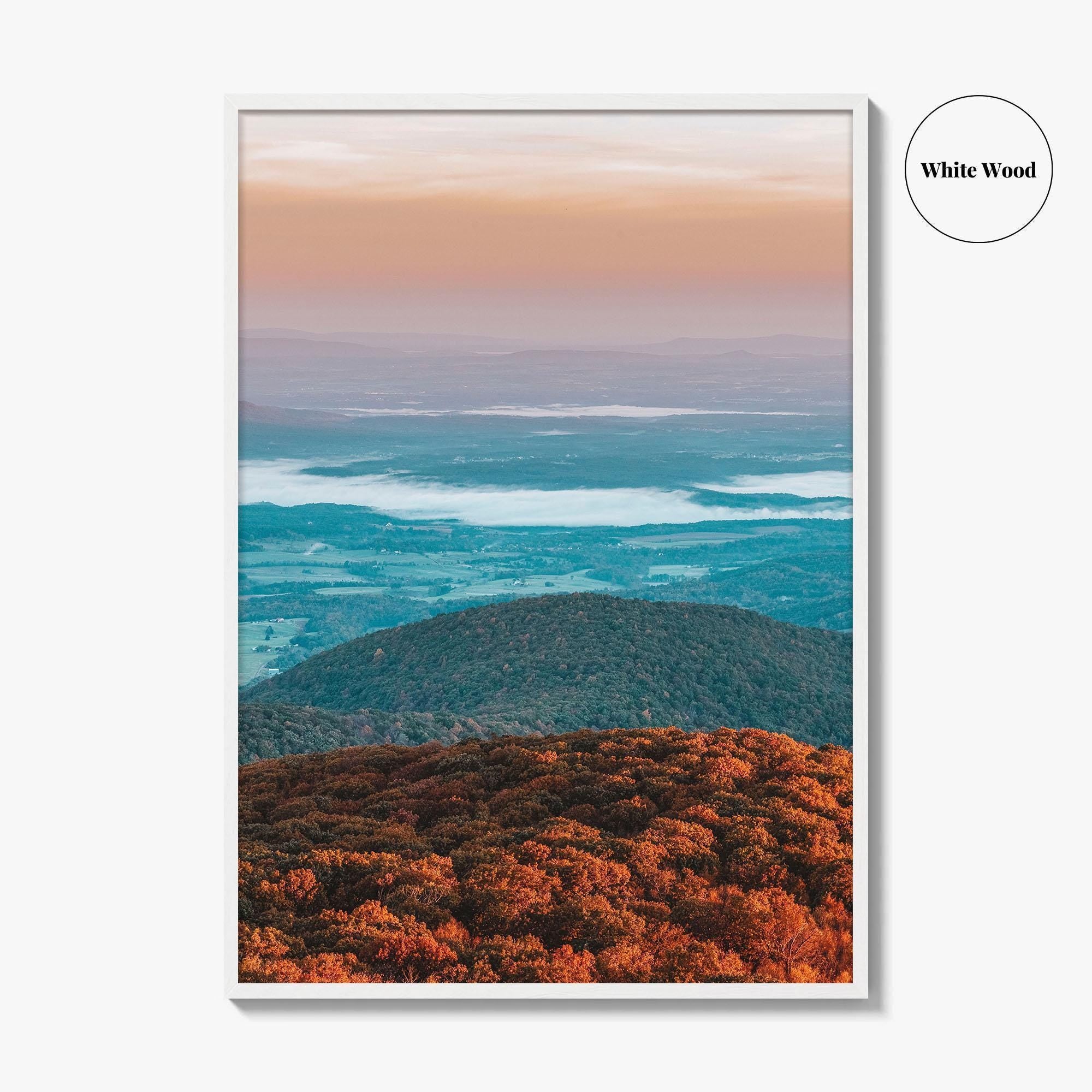 Shenandoah National Park Skyline Fine Art Photo Print, Drive, Hogback Overlook, Virginia, USA