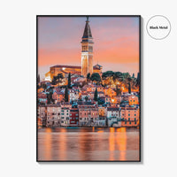Rovinj Fine Art Photo Print, Istria Croatia, Adriatic Sea Rovigno Wall Decor Poster