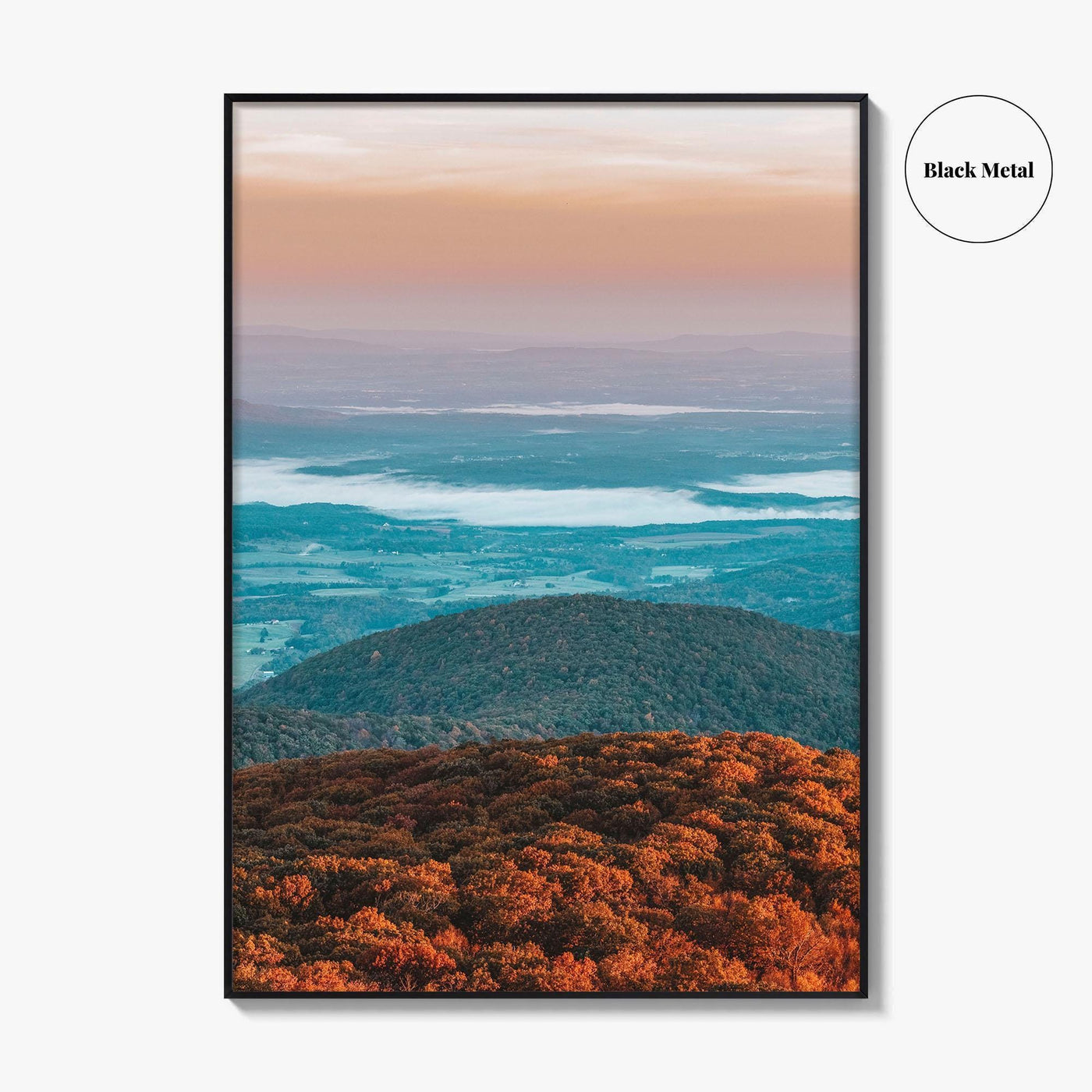 Shenandoah National Park Skyline Fine Art Photo Print, Drive, Hogback Overlook, Virginia, USA