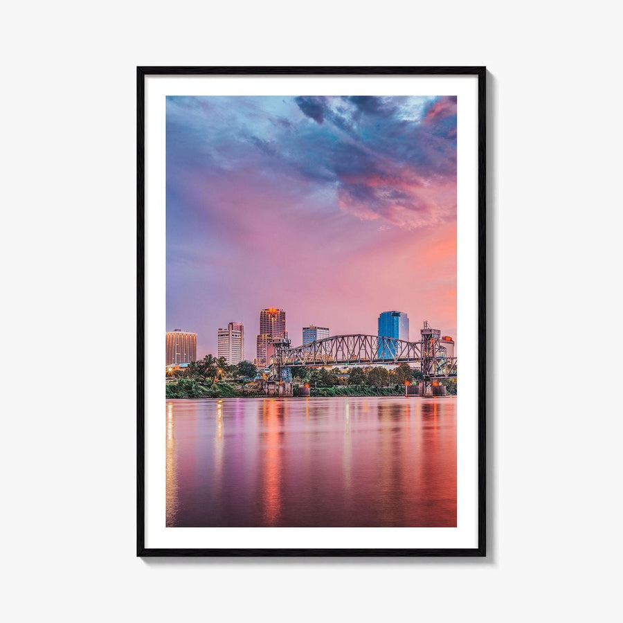 Little Rock Skyline Fine Art Photo Print, Arkansas, USA Wall Decor Poster