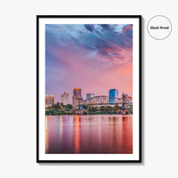 Little Rock Skyline Fine Art Photo Print, Arkansas, USA Wall Decor Poster