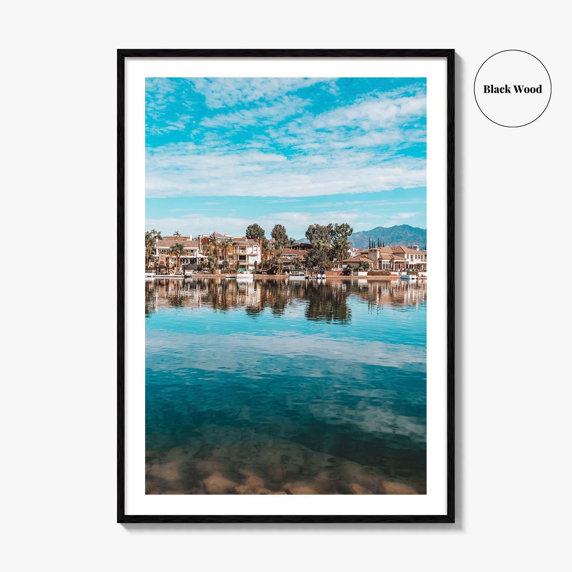 Lake Mission Viejo Fine Art Photo Print, Orange County California Wall Poster, USA
