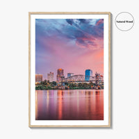 Little Rock Skyline Fine Art Photo Print, Arkansas, USA Wall Decor Poster