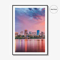 Little Rock Skyline Fine Art Photo Print, Arkansas, USA Wall Decor Poster
