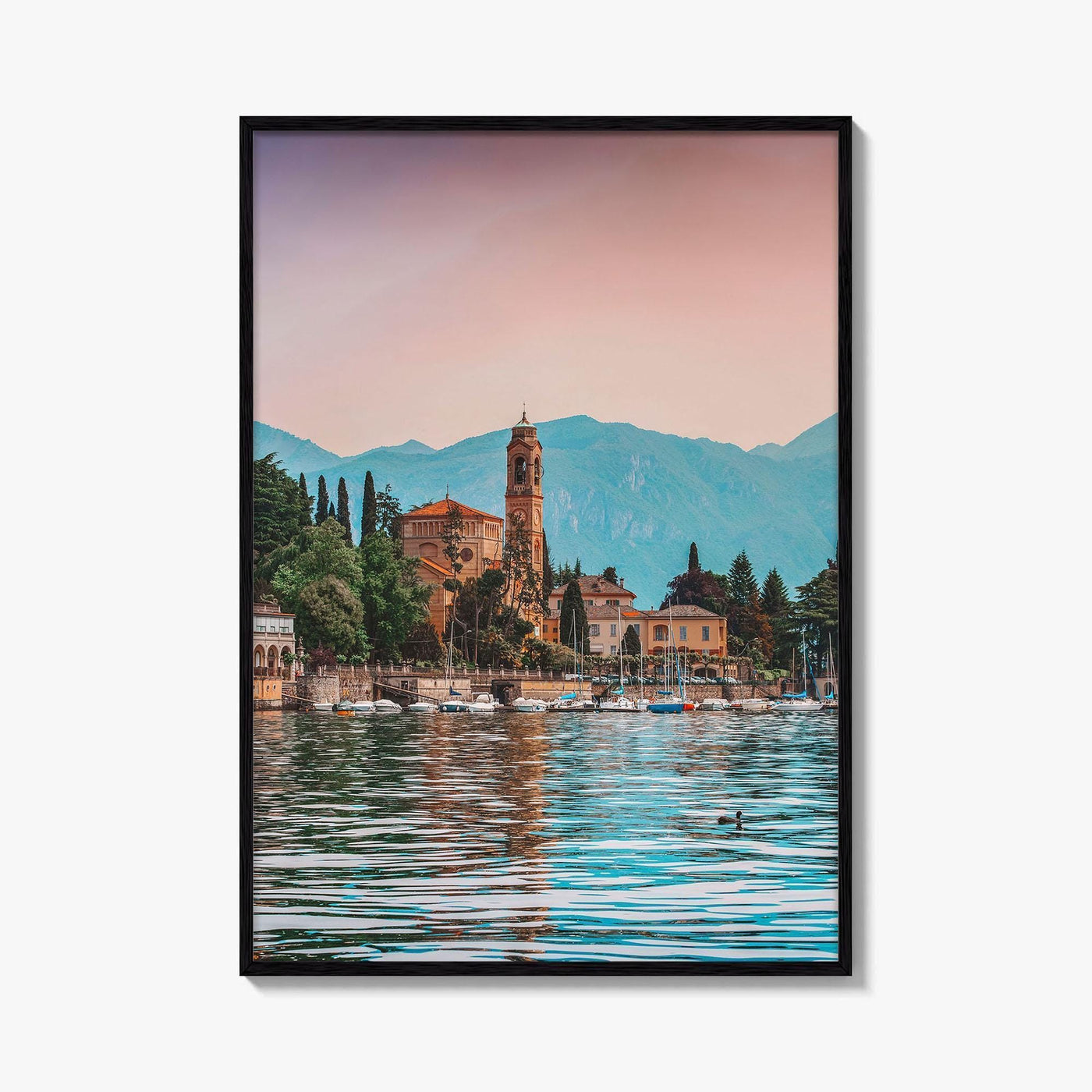 Lake Como Fine Art Photo Print, Tremezzo Mezzegra, Lombardy Alps Italy Wall Decor Poster