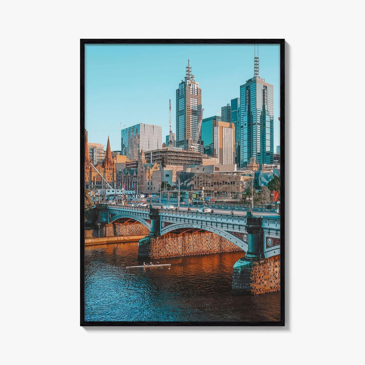 Melbourne Skyline Fine Art Photo Print, Wall Decor, Victoria Australia Poster