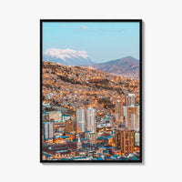 La Paz Skyline Fine Art Photo Print, Bolivia Poster