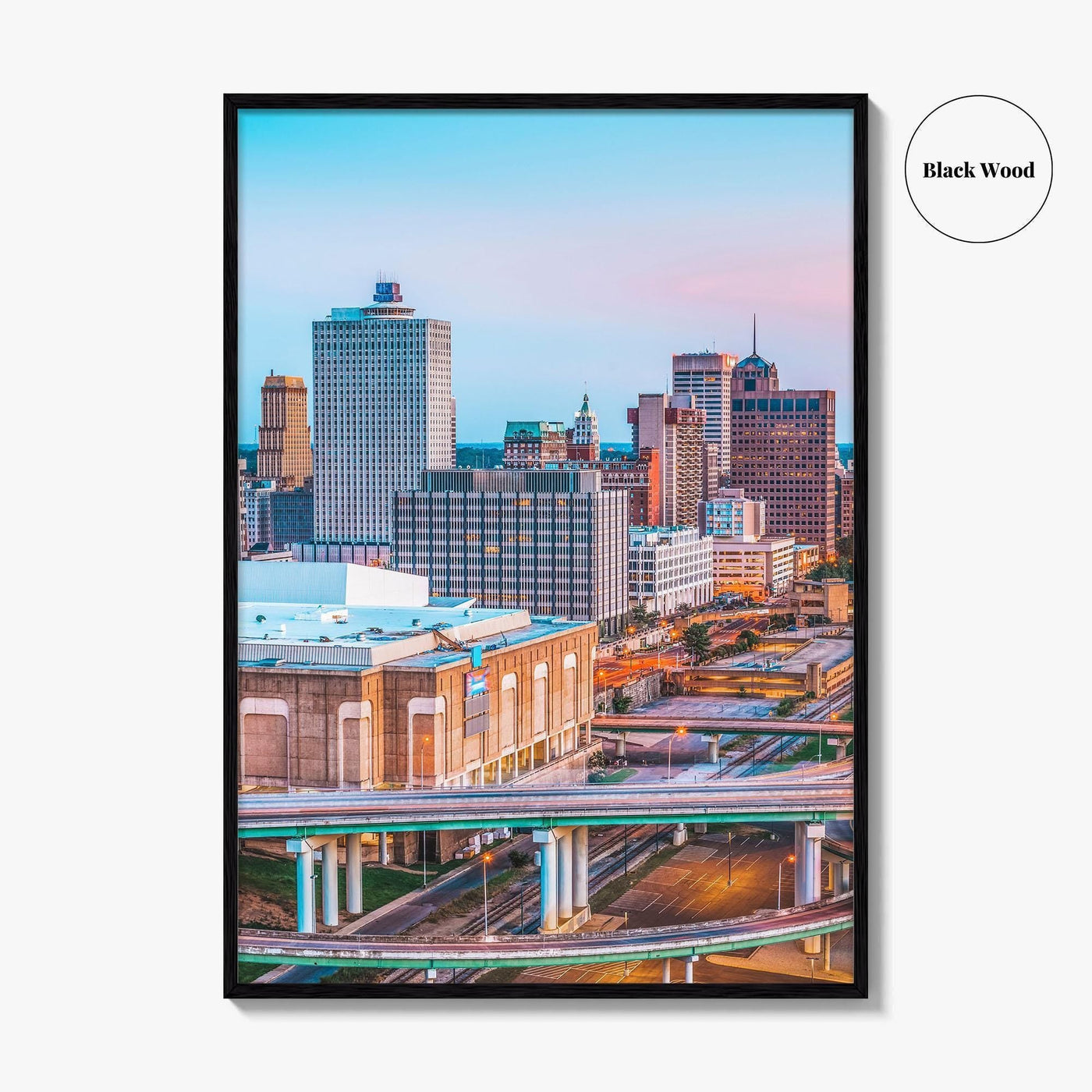 Memphis Skyline Fine Art Photo Print, Downtown, Tennessee USA, Wall Poster
