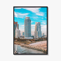 Miami Beach Fine Art Photo Print, South Pointe Park, Florida, Wall Decor Poster