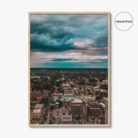 Lexington Kentucky Skyline Fine Art Photo Print, Downtown, Bluegrass Region, USA Wall Decor Poster