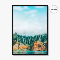 Kauai Fine Art Photo Print, Na Pali Coast Hawaii USA, Wall Decor Poster
