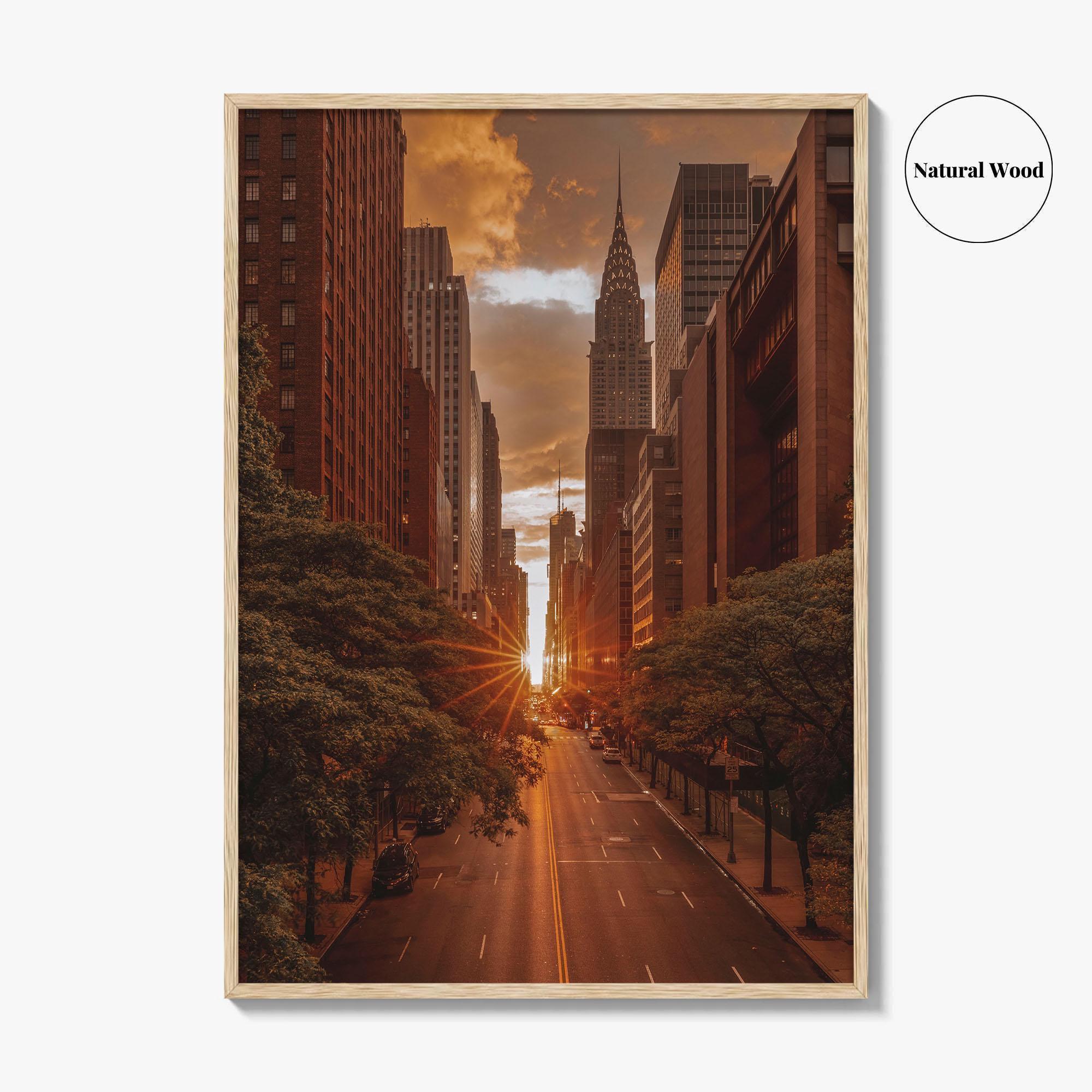 Manhattan Fine Art Photo Print, New York City, NYC, 42nd Street, Manhattanhenge, Wall Decor