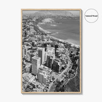 Lima Black and White Fine Art Photo Print, Miraflores Peru Poster