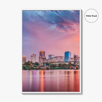 Little Rock Skyline Fine Art Photo Print, Arkansas, USA Wall Decor Poster