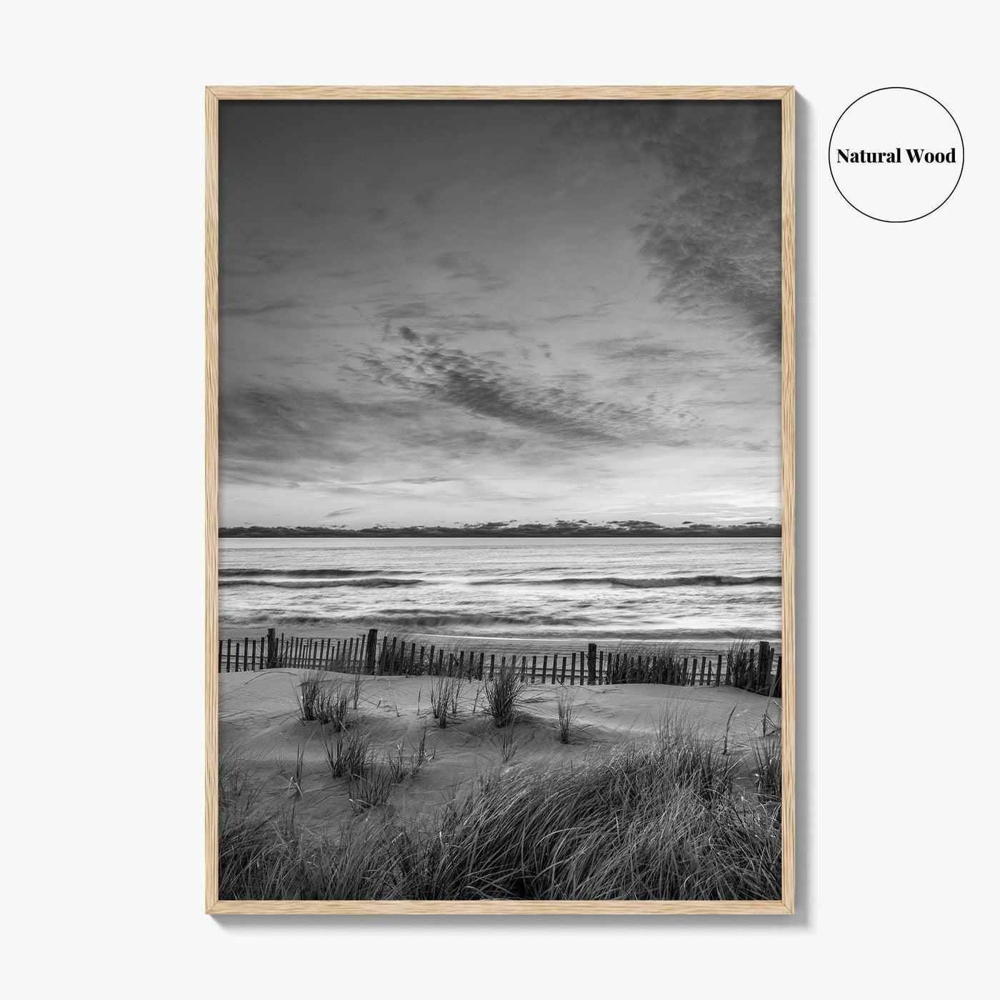 Long Beach Island Black and White Fine Art Photo Print, Beach Haven NJ Poster