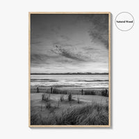 Long Beach Island Black and White Fine Art Photo Print, Beach Haven NJ Poster