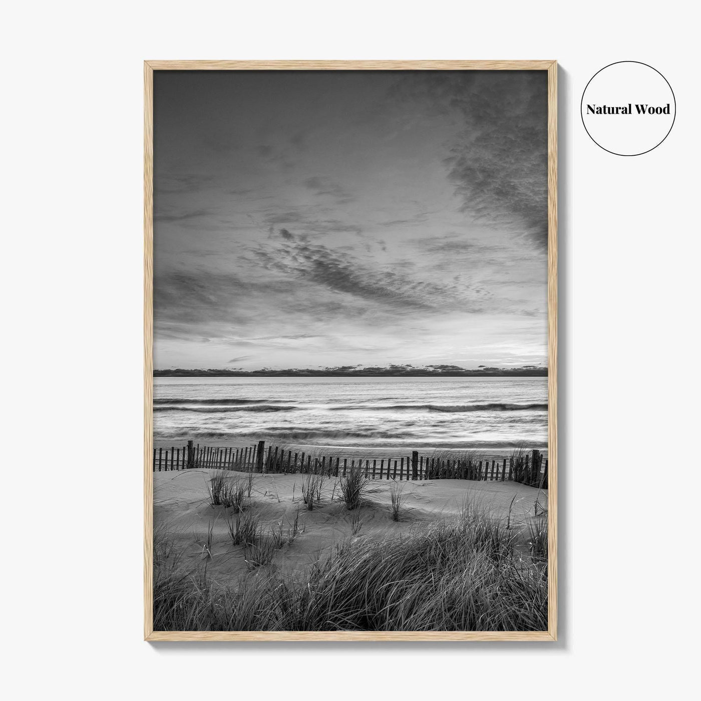 Long Beach Island Black and White Fine Art Photo Print, Beach Haven NJ Poster