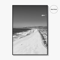 Mission Beach Black and White Fine Art Photo Print, San Diego Poster, California Poster