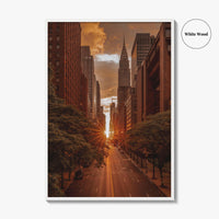 Manhattan Fine Art Photo Print, New York City, NYC, 42nd Street, Manhattanhenge, Wall Decor