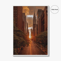 Manhattan Fine Art Photo Print, New York City, NYC, 42nd Street, Manhattanhenge, Wall Decor