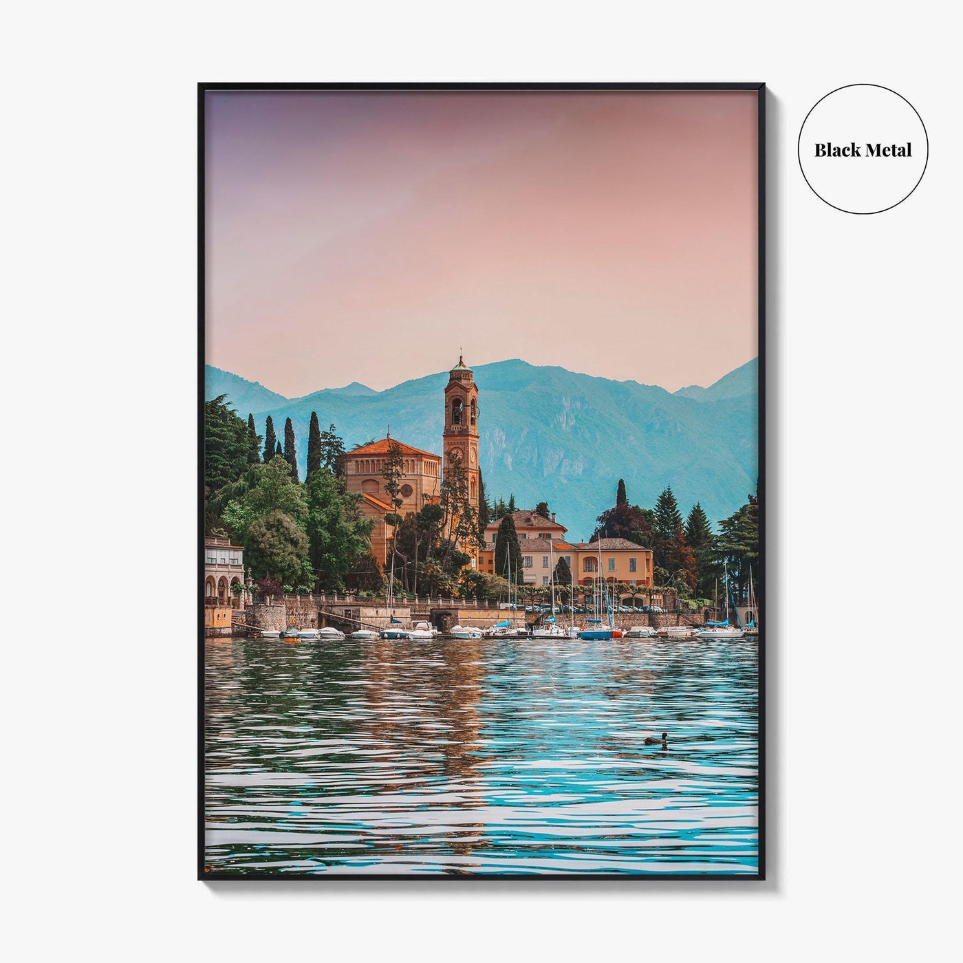 Lake Como Fine Art Photo Print, Tremezzo Mezzegra, Lombardy Alps Italy Wall Decor Poster