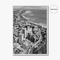 Lima Black and White Fine Art Photo Print, Miraflores Peru Poster