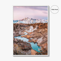 Mammoth Lakes Fine Art Photo Print, Hot Creek Geological Site, California, USA Wall Poster