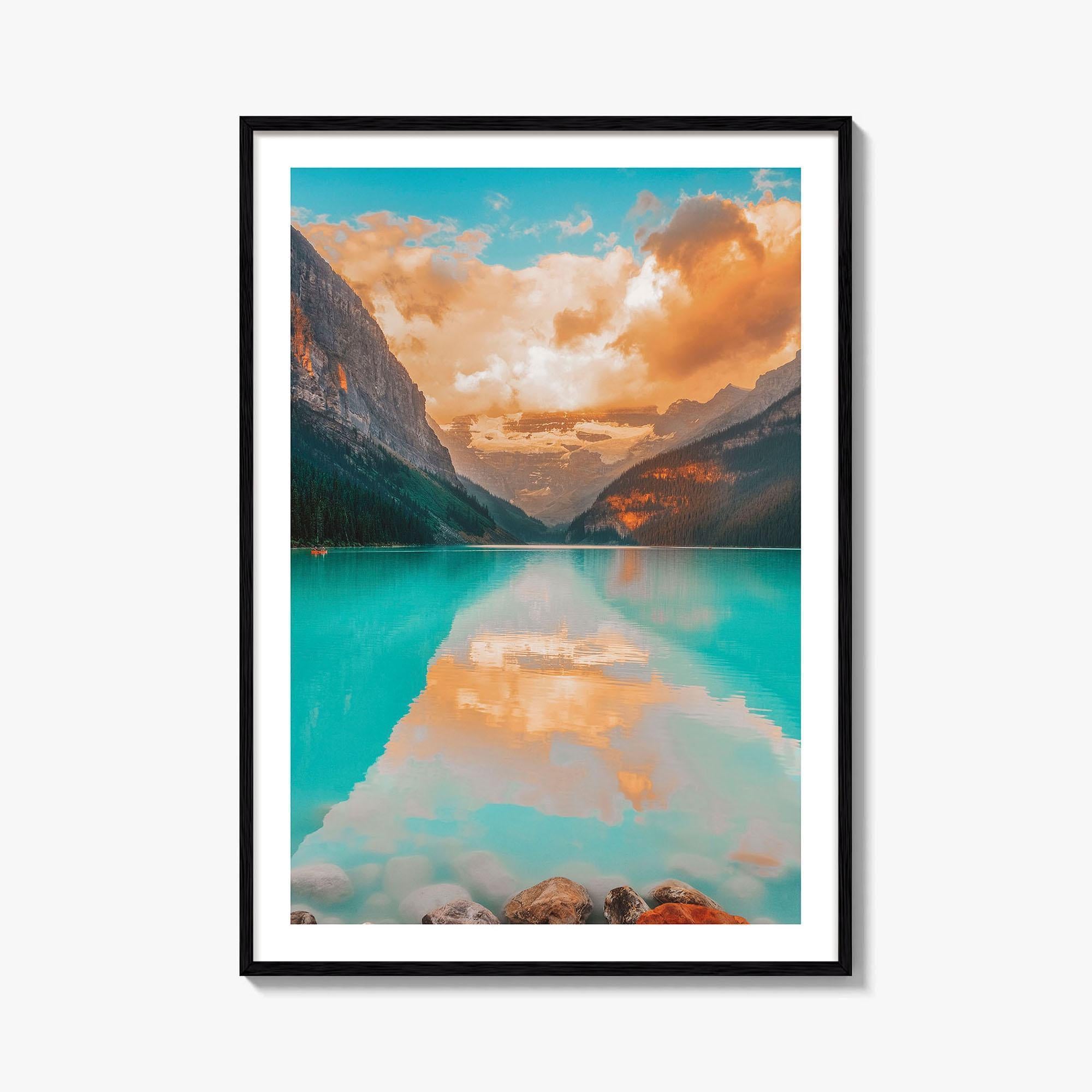 Lake Louise Fine Art Photo Print, Banff National Park Alberta Canada, Canadian Rockies Poster