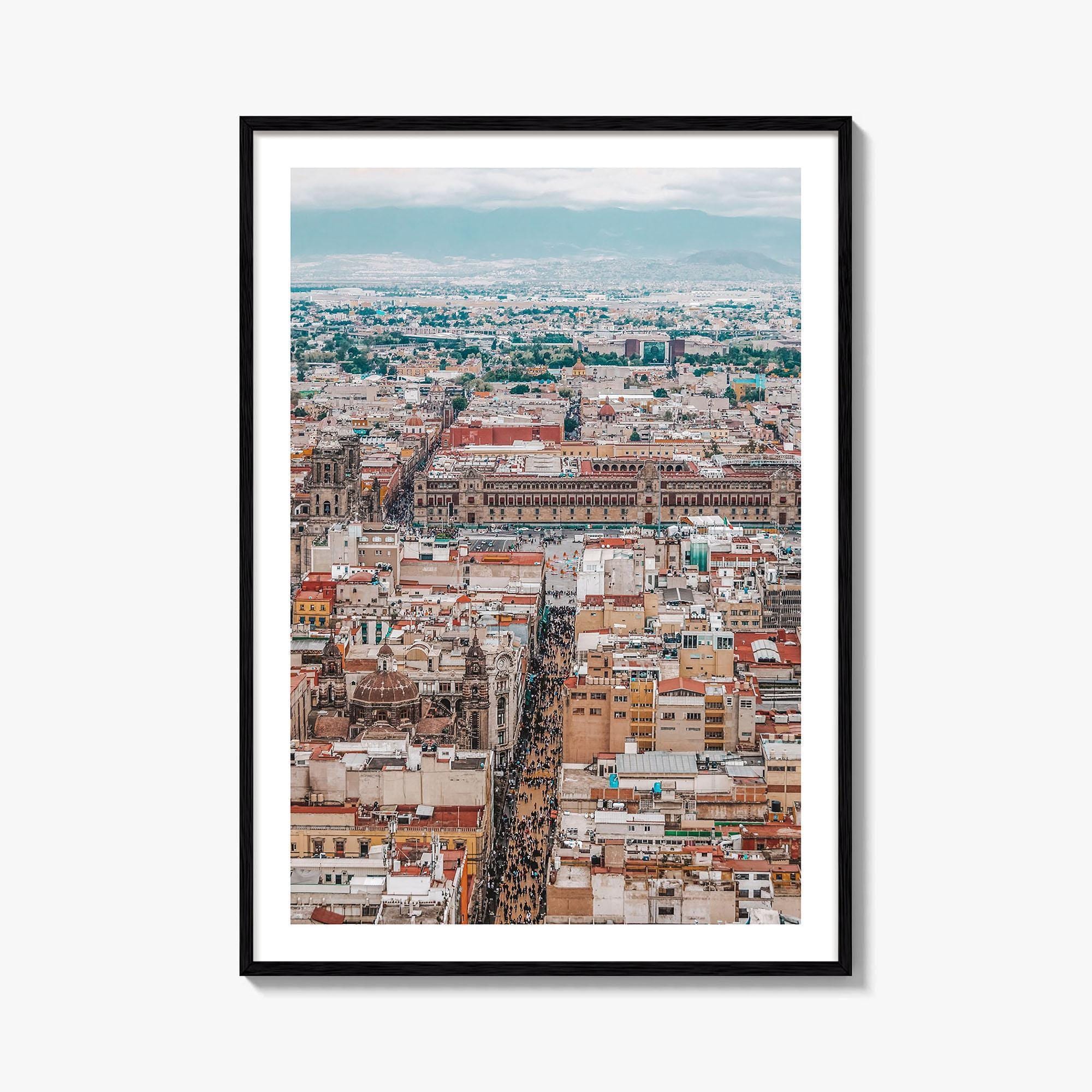 Mexico City Skyline Fine Art Photo Print, Wall Poster, CDMX
