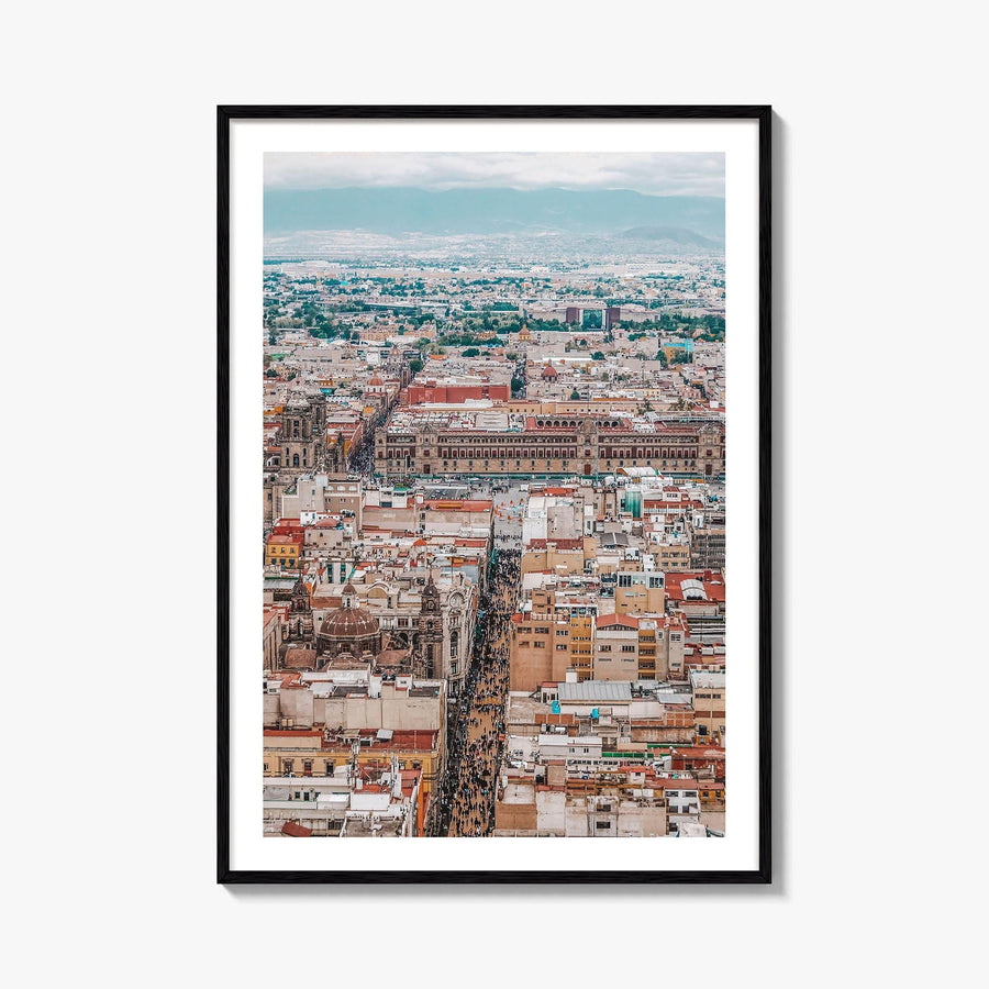 Mexico City Skyline Fine Art Photo Print, Wall Poster, CDMX