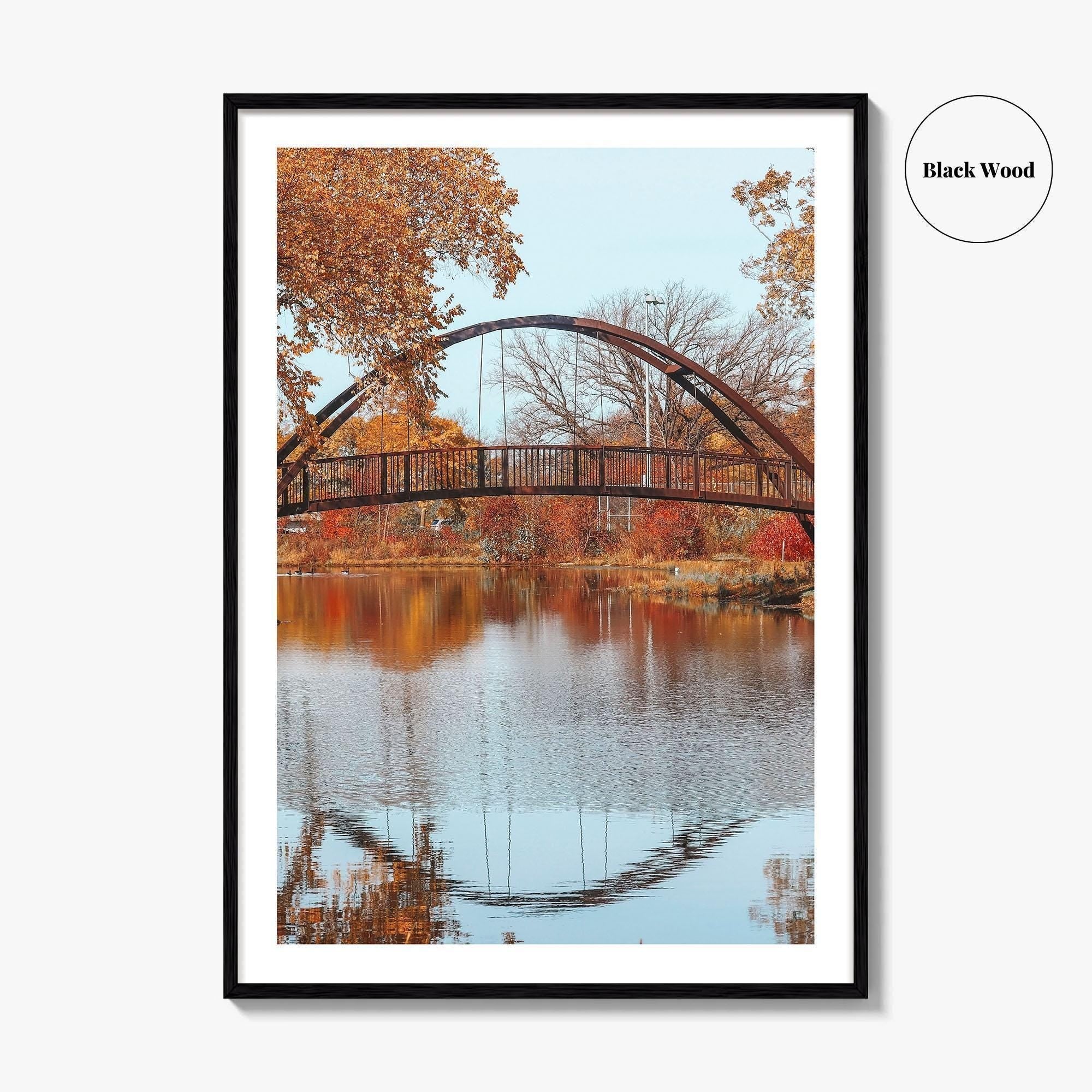 Madison WI Fine Art Photo Print, Tenney Park, Lake Mendota, USA, Poster