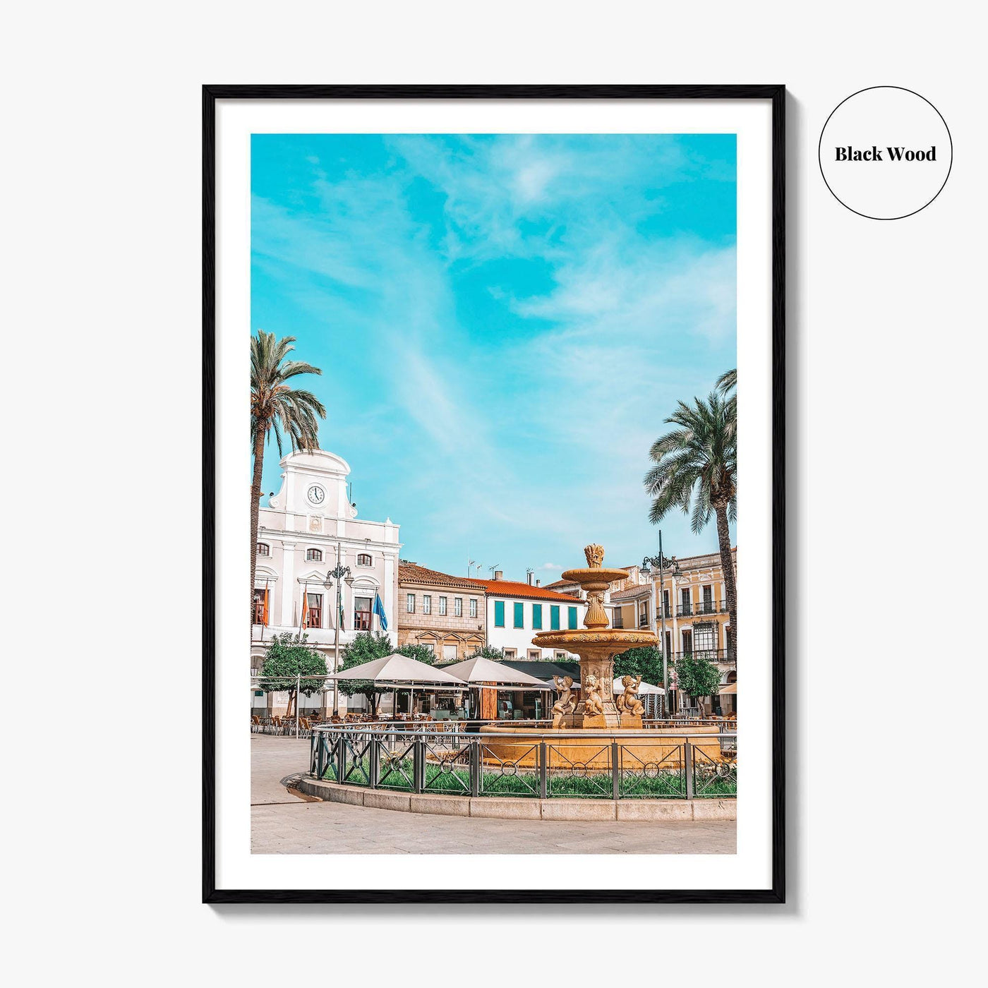 Merida Fine Art Photo Print, Plaza de España, Extremadura, Spain Poster
