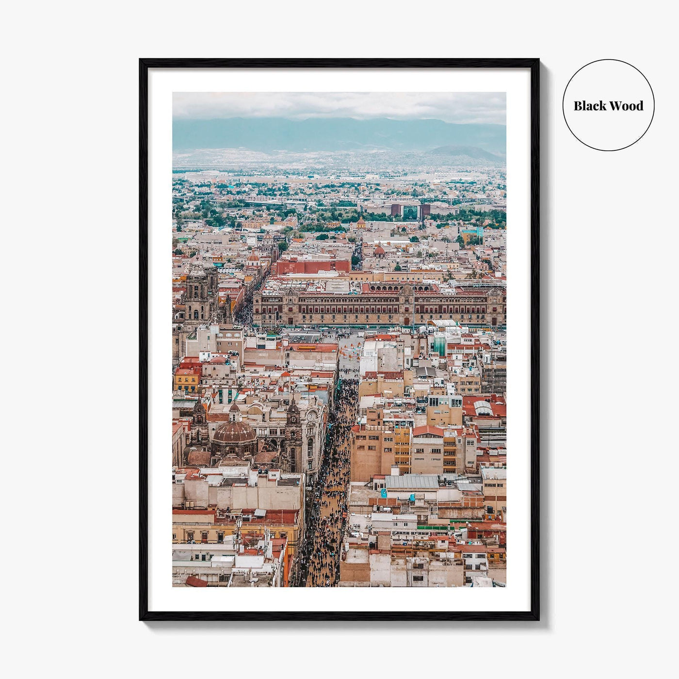 Mexico City Skyline Fine Art Photo Print, Wall Poster, CDMX