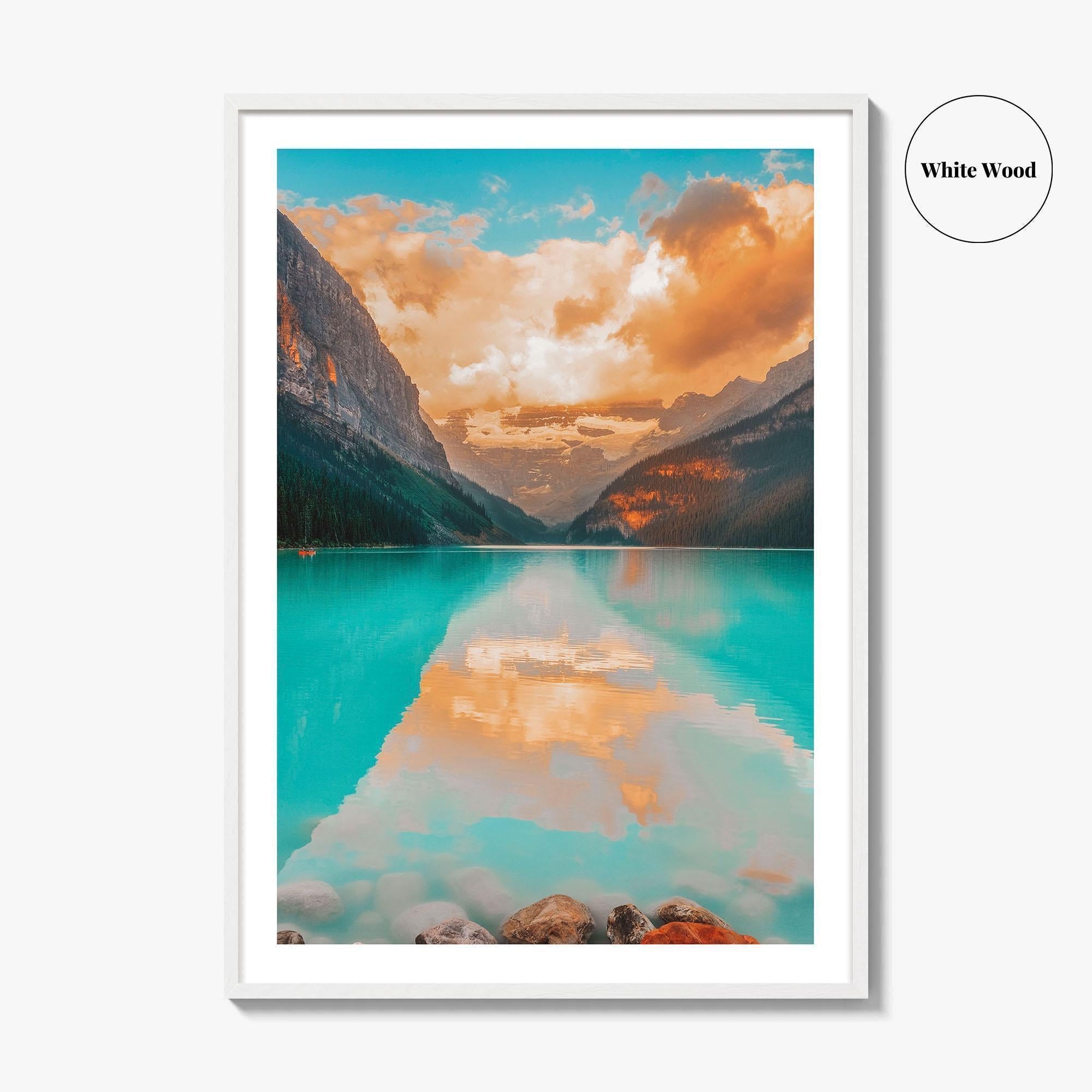 Lake Louise Fine Art Photo Print, Banff National Park Alberta Canada, Canadian Rockies Poster