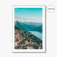 Lugano Fine Art Photo Print, Lake Lugano, Ticino Switzerland Poster, Monte Bre