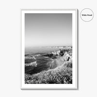 La Jolla Black and White Fine Art Photo Print, San Diego California Poster
