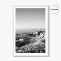 La Jolla Black and White Fine Art Photo Print, San Diego California Poster