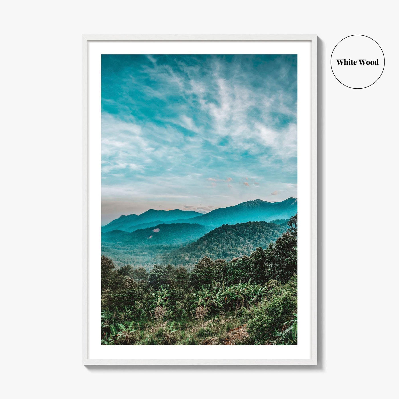 Kerala Fine Art Photo Print, Wayanad Mountain View, India Wall Decor Poster