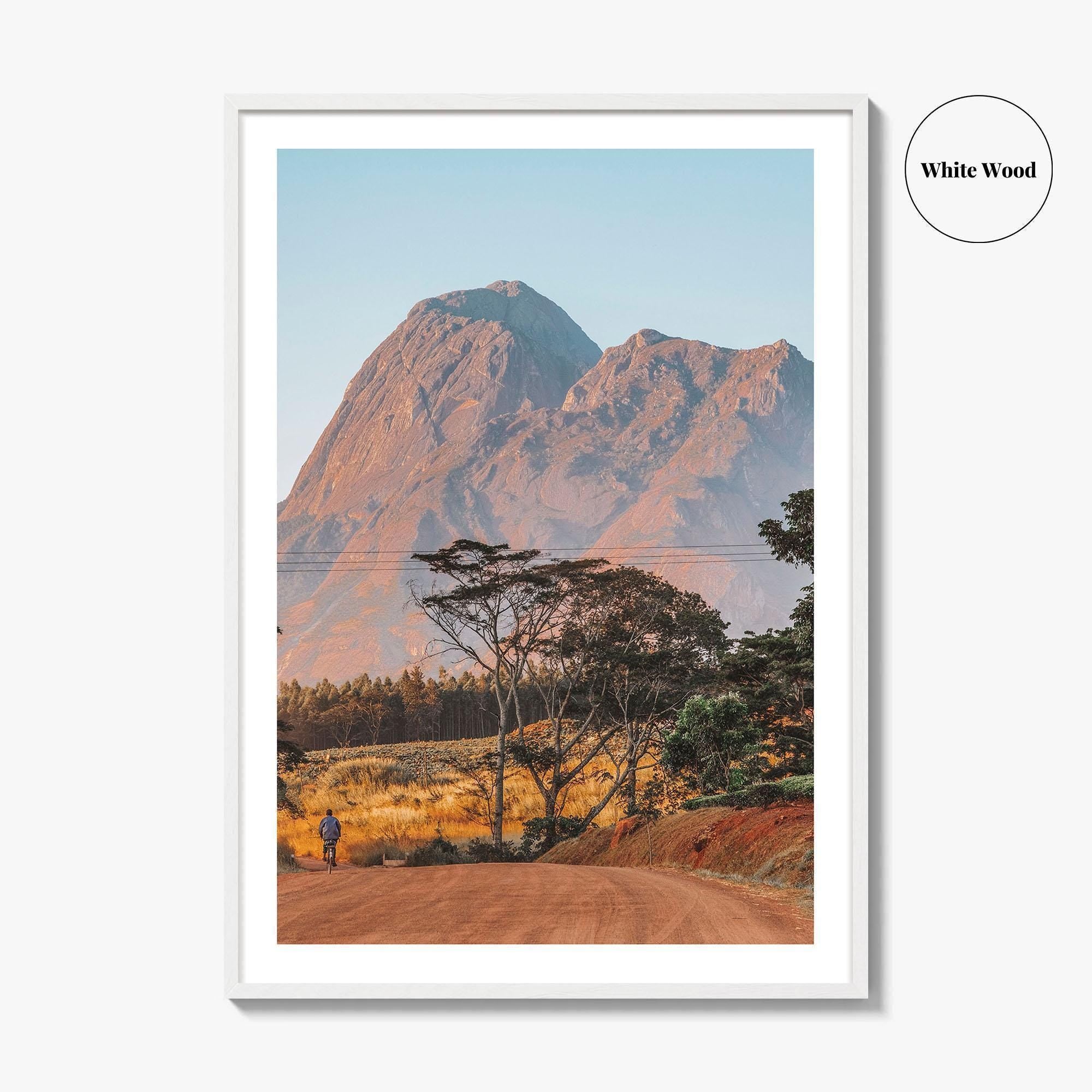 Malawi Fine Art Photo Print, Africa Landscape Wall Decor Poster, Dusty Road