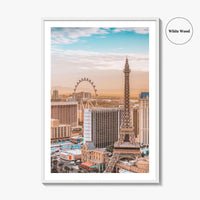 Las Vegas Skyline Fine Art Photo Print, The Strip, Nevada USA, Wall Poster