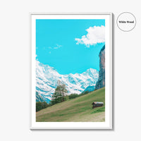 Lauterbrunnen Fine Art Photo Print, Swiss Alps Landscape, Switzerland Wall Decor, Interlaken Poster